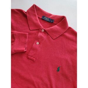 Polo Ralph Lauren Polo Shirt Men's X-Large Tall  Red‎ Golf Long Sleeves